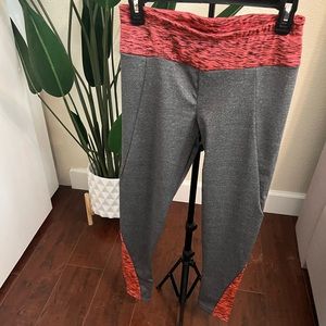 Pink w/ Gray Work Out Leggings
